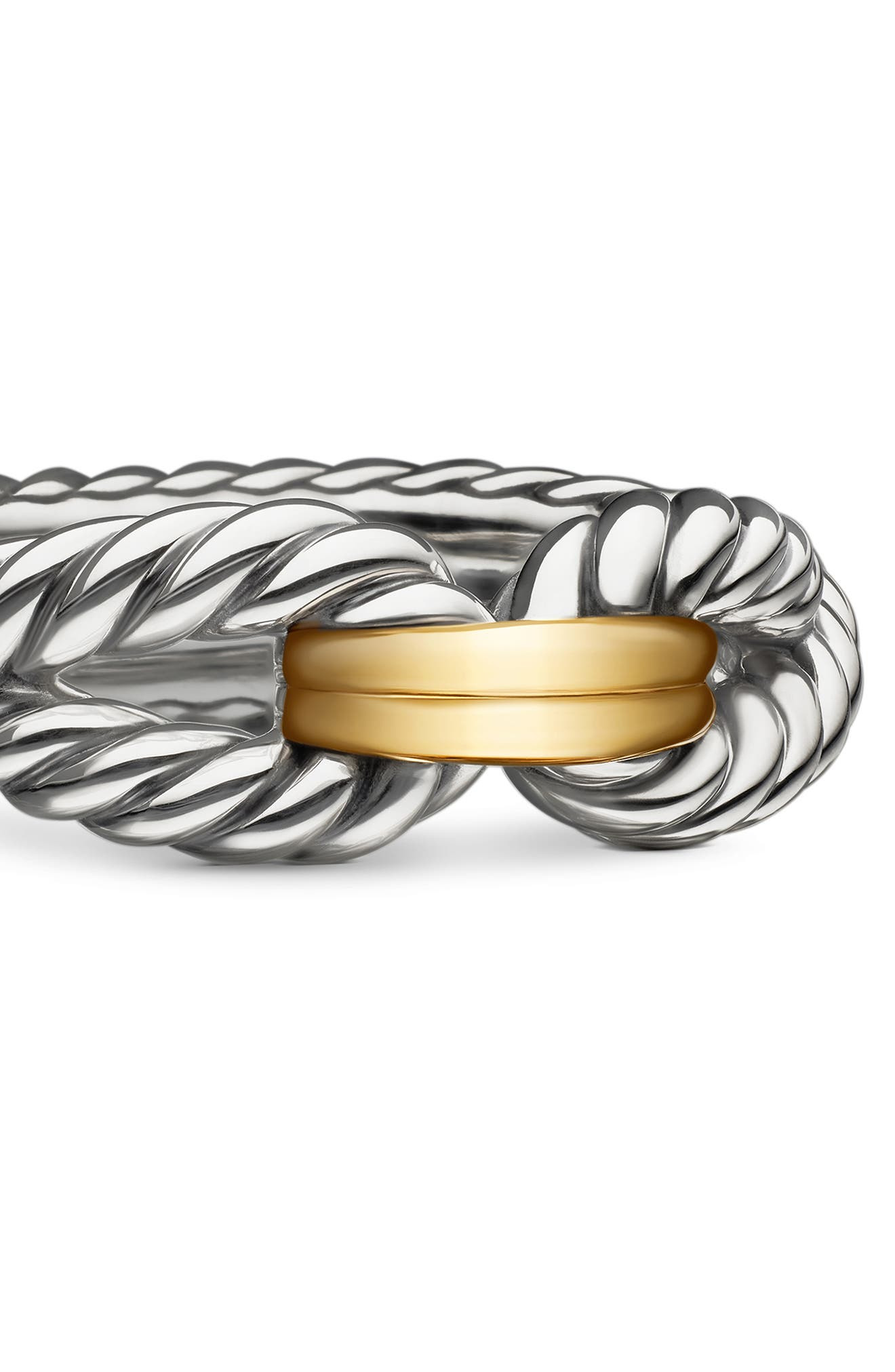 David Yurman Cable Loop Ring with 18K Gold in Yellow Gold/Sterling Silver at Nordstrom - 4