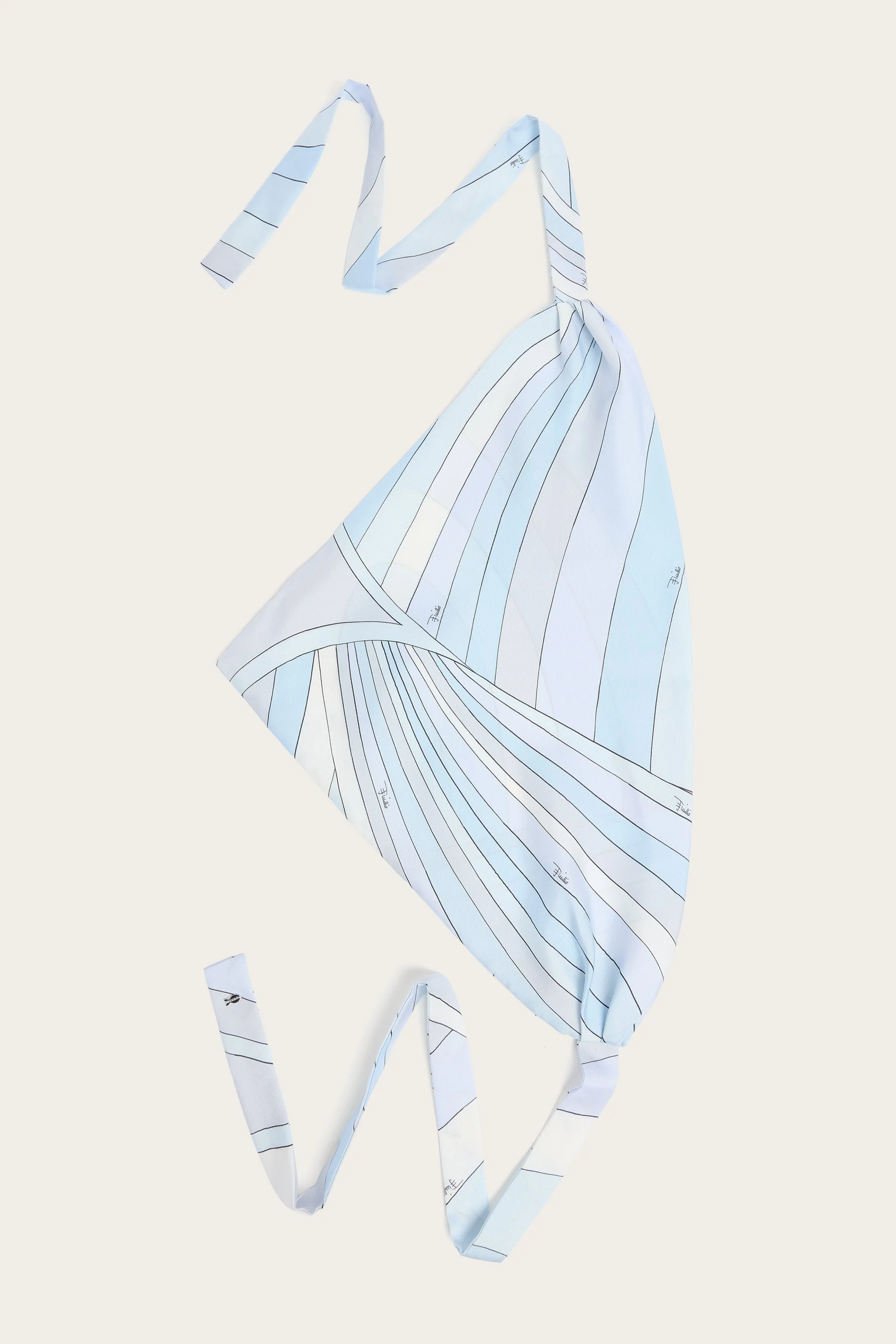IRIDE PRINT SILK BANDANA - 1