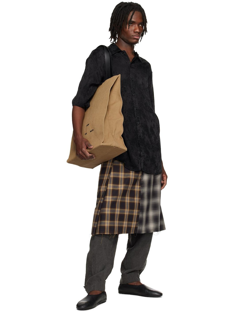 Song for the Mute Black S/S Oversized Shirt outlook