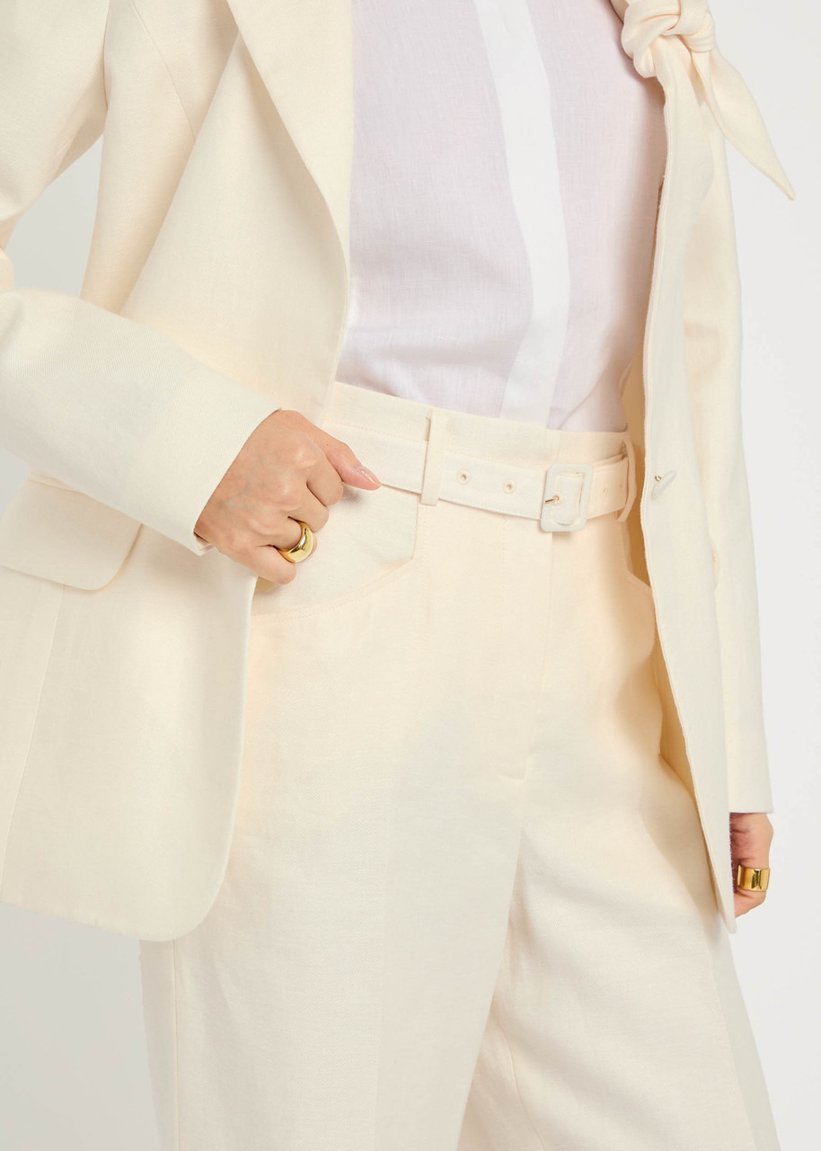 Gabriela Hearst Norman Linen Straight-leg Trousers - 5