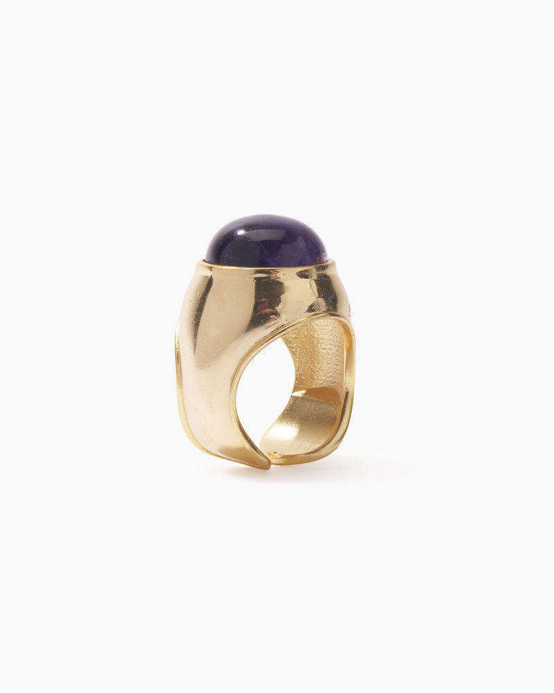 Carolina Herrera x Olympia Babylonia Cabochon Ring 4