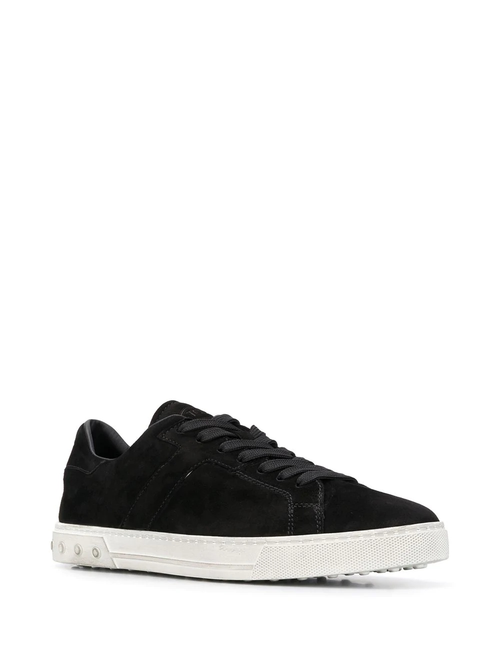 suede lace-up sneakers - 2