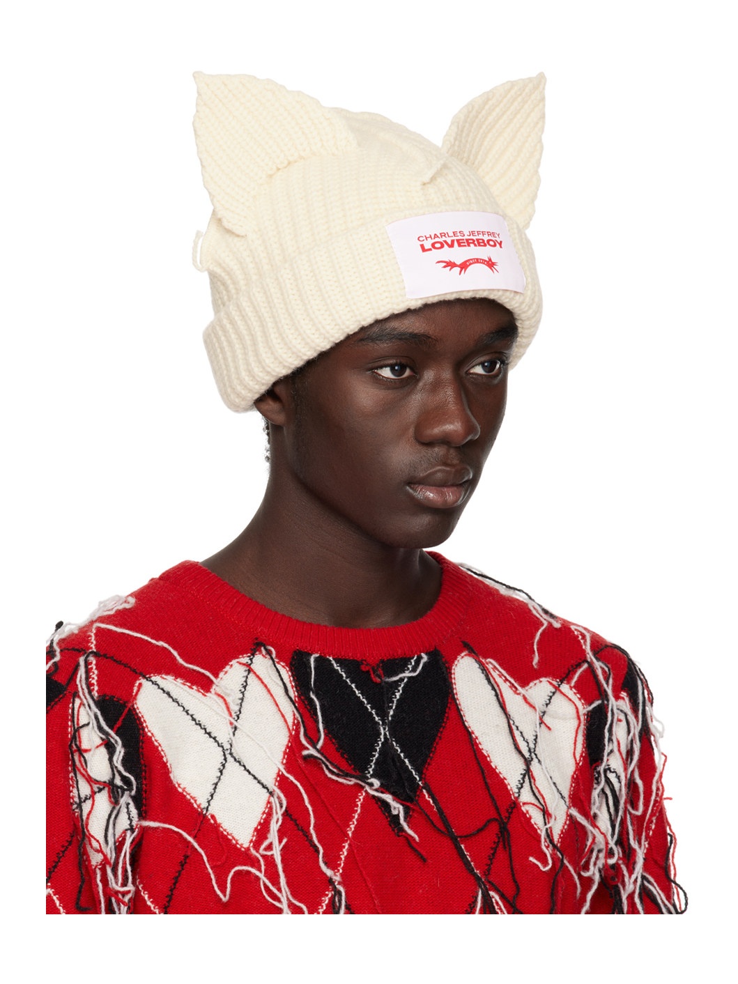 Off-White Chunky Ears Beanie - 2