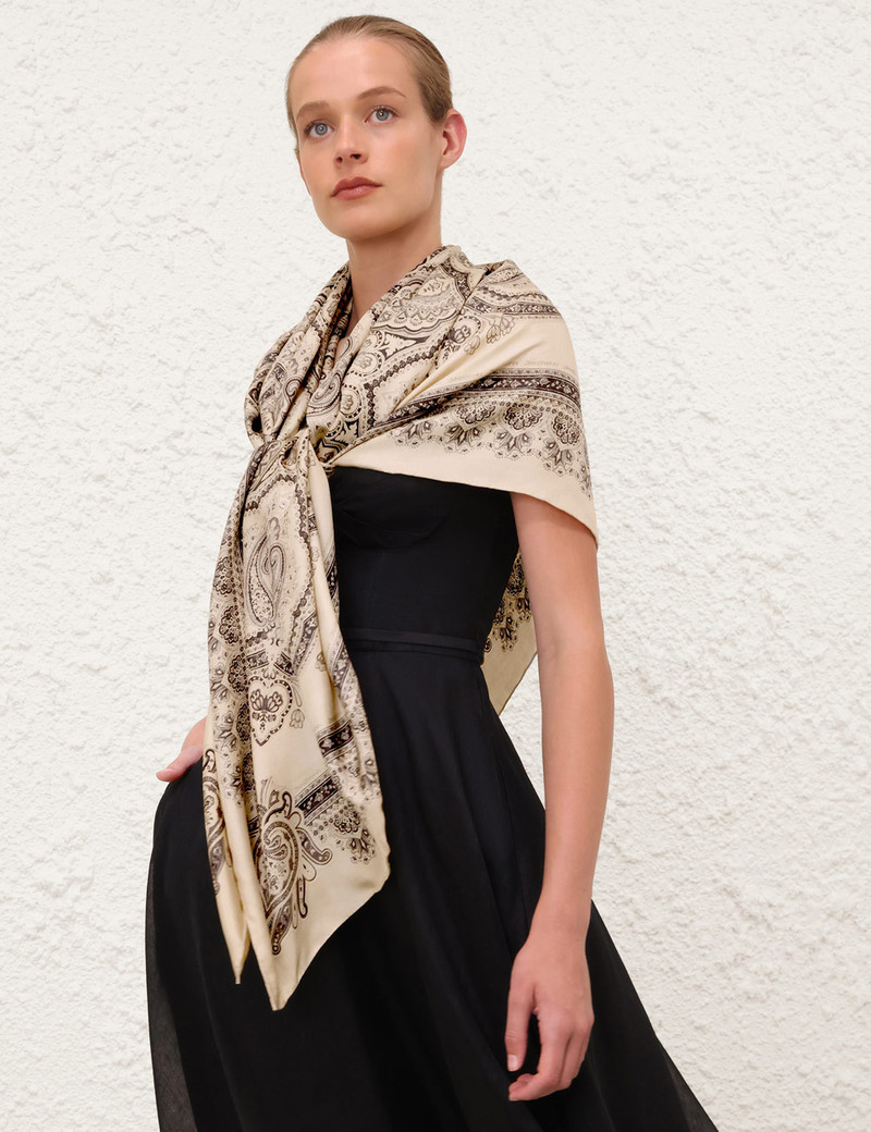 Zimmermann PRINTED SILK MAXI SQUARE outlook