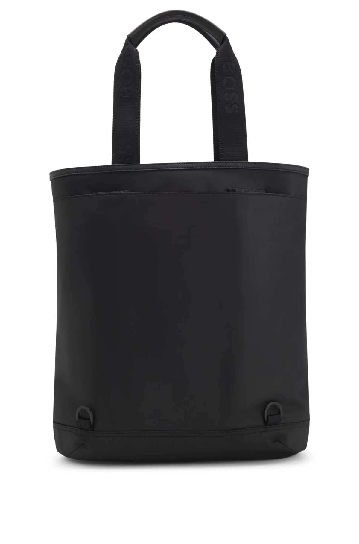 TOTE BACKPACK WITH DOUBLE B MONOGRAM TRIM - 1