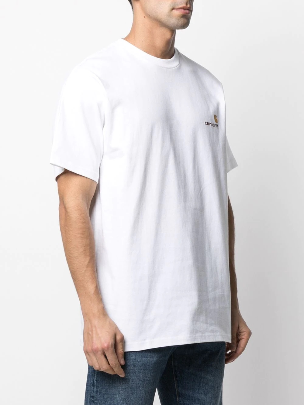 American Script embroidered logo T-shirt - 3