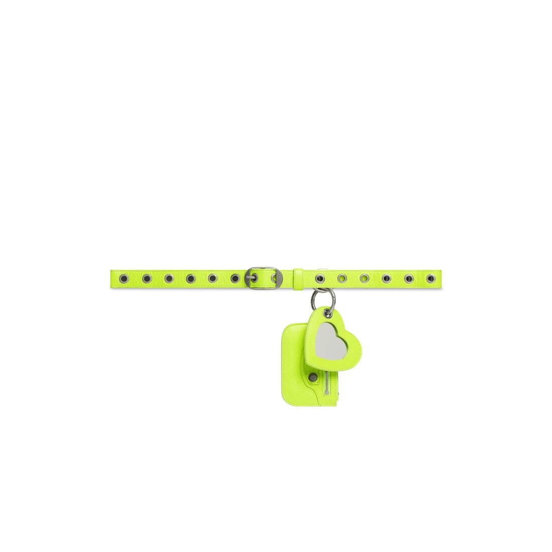 Women's Le Cagole Charms Belt in Fluo Yellow - 1