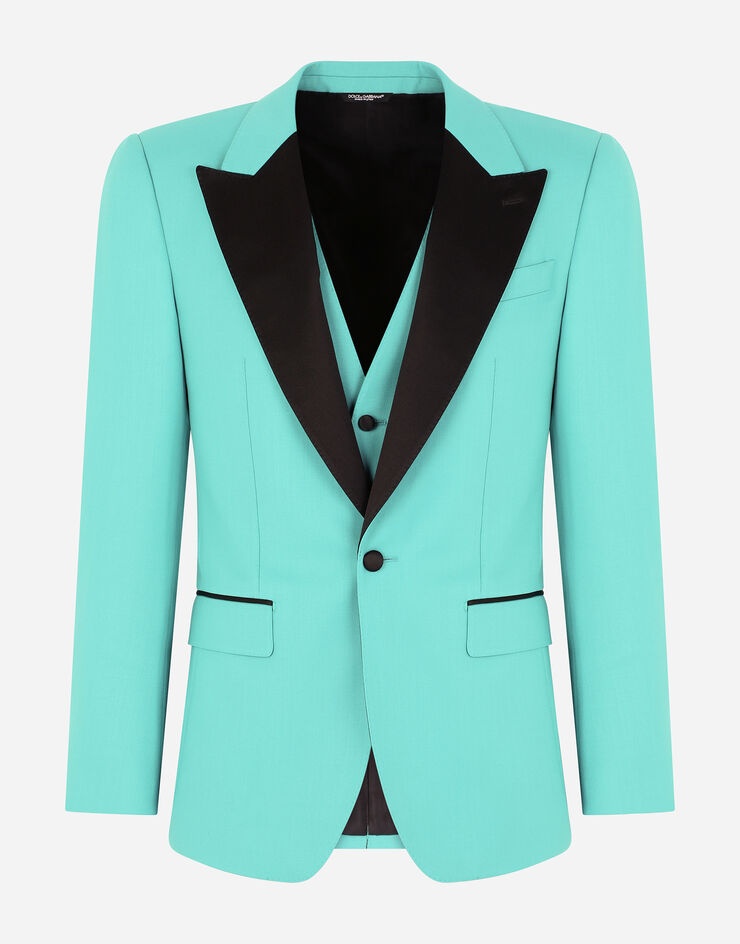 Three-piece stretch wool Sicilia-fit tuxedo suit - 3