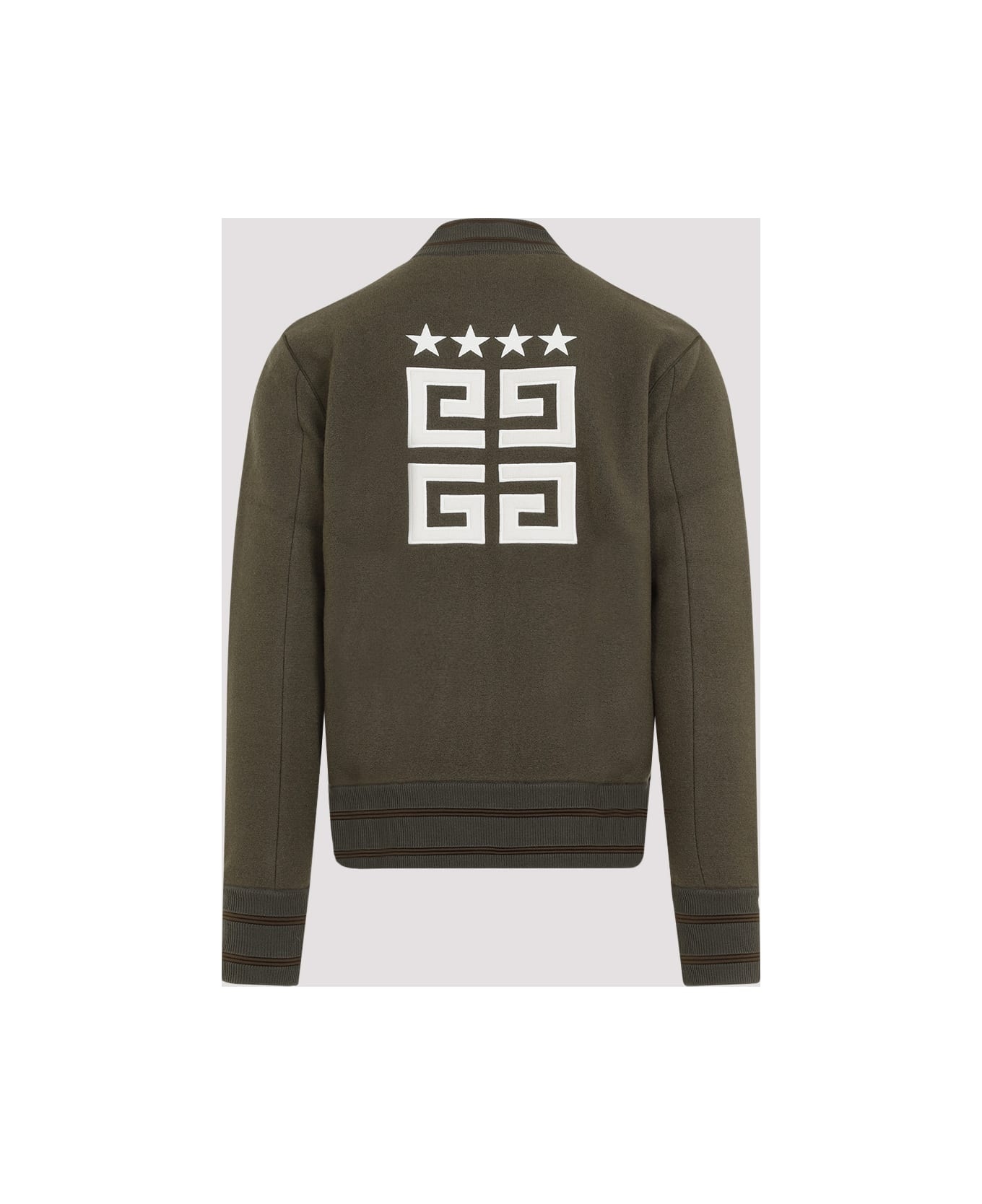 Knitted Varsity Jacket - 4