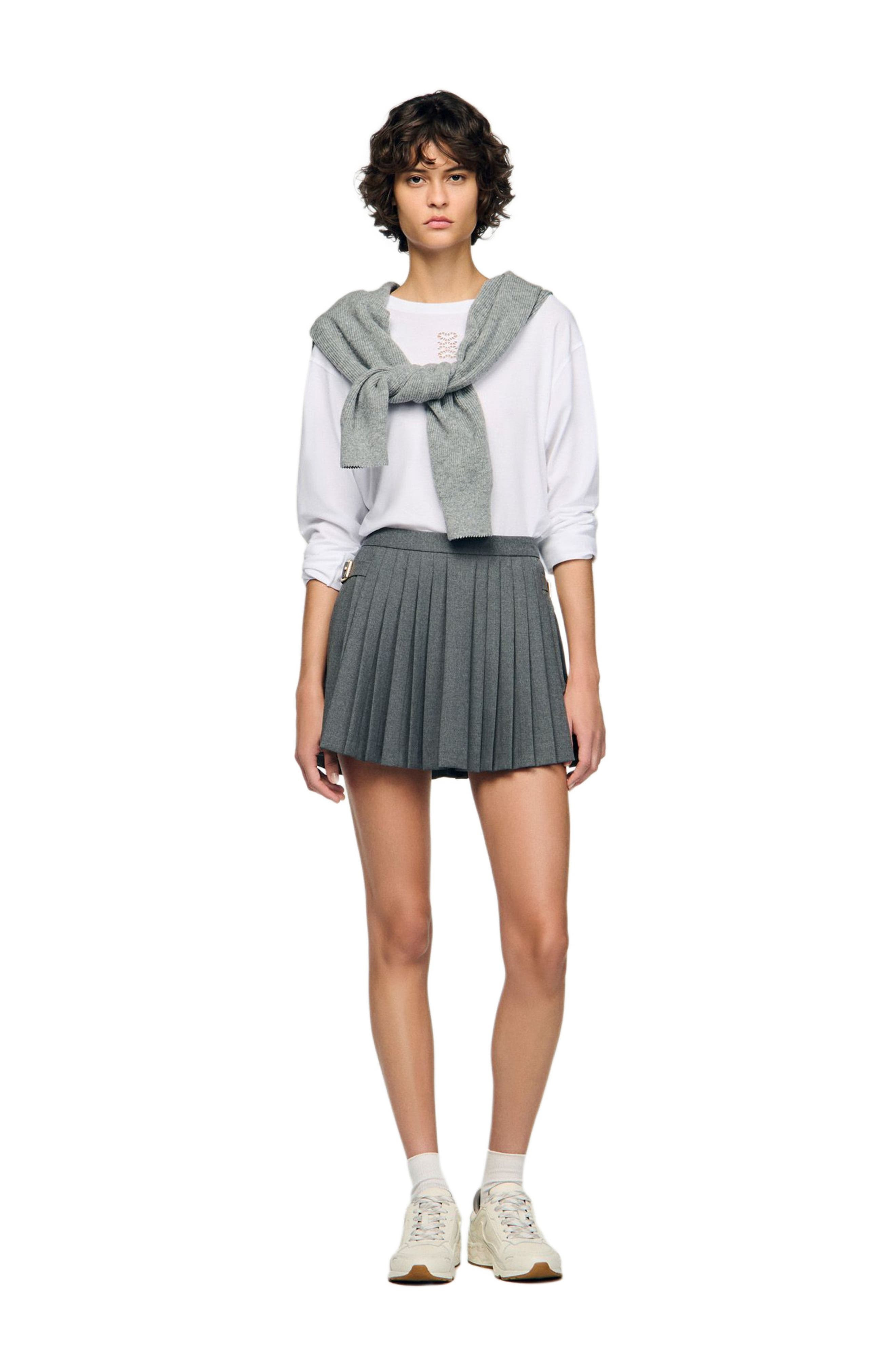 SANDRO T-shirt with embroidery in White at Nordstrom - 7