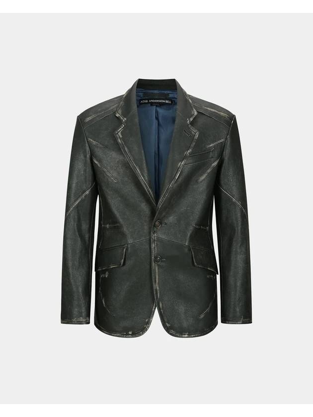 Hide Leather Jacket Black - 1