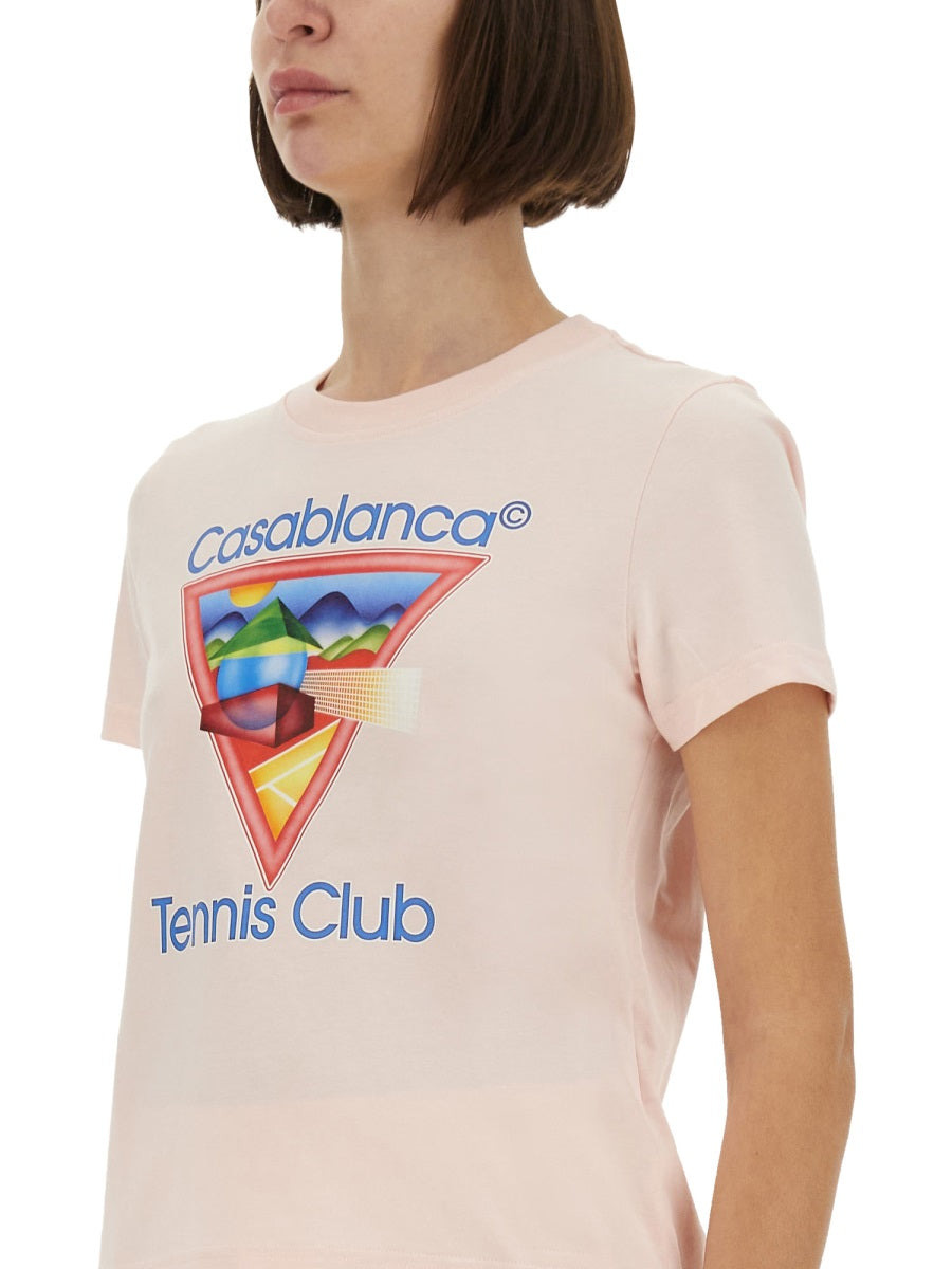 Casablanca Women Fitted T-Shirt - 4