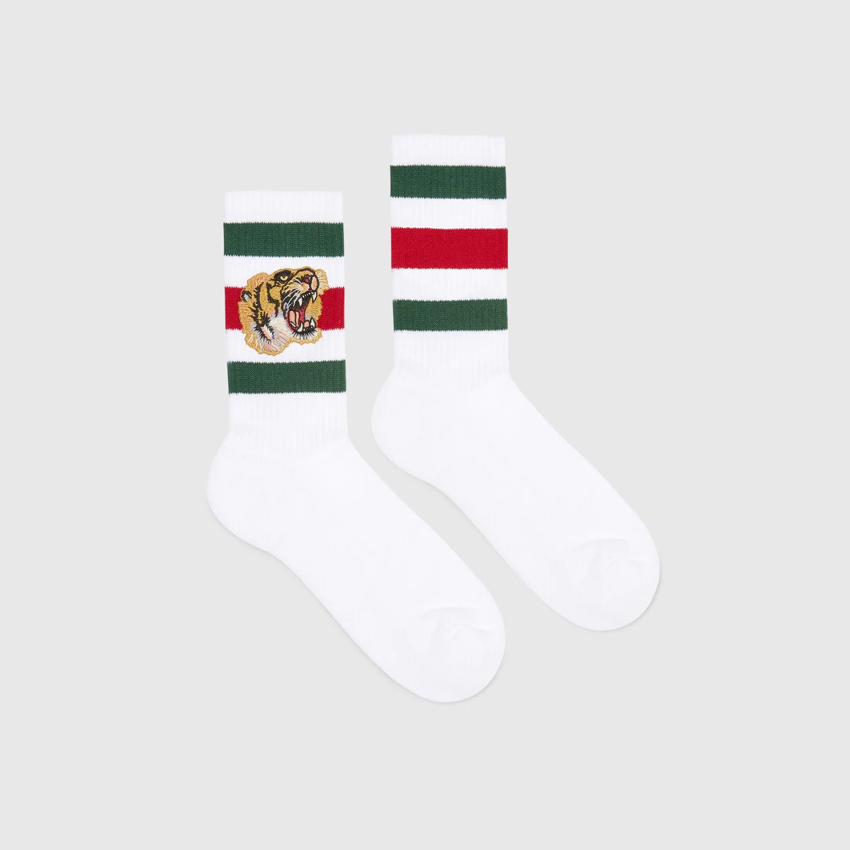 Stretch cotton socks with tiger - 2