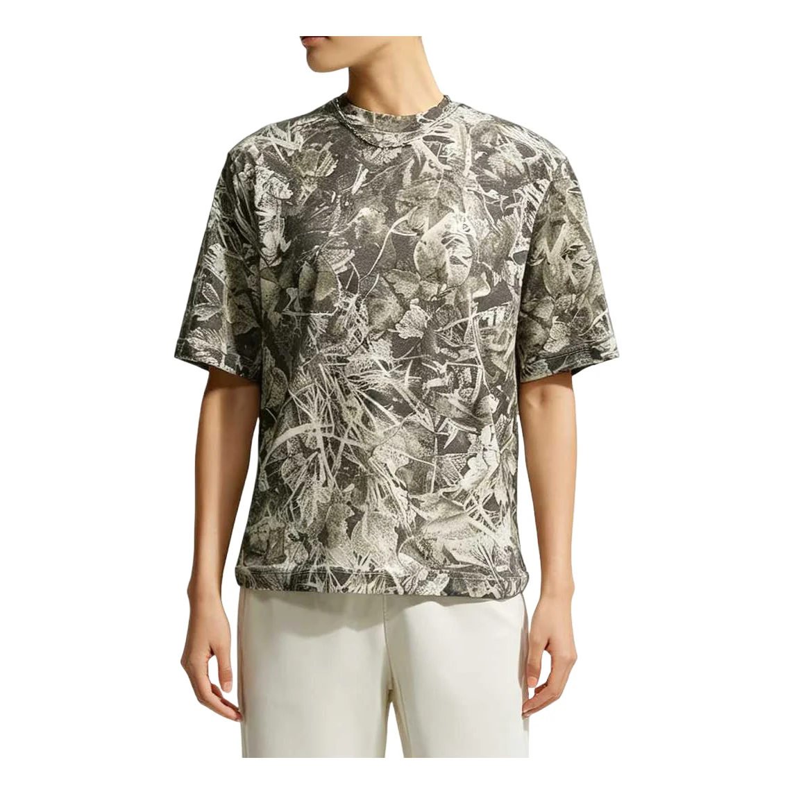 (WMNS) Nike x ACG Chamo Camo Dri-FIT T-Shirt 'Sail' IU1262-104 - 1