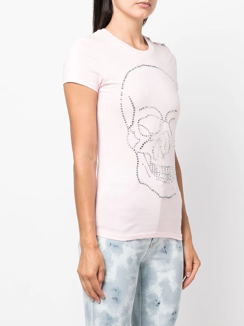 crystal-embellished T-shirt - 5