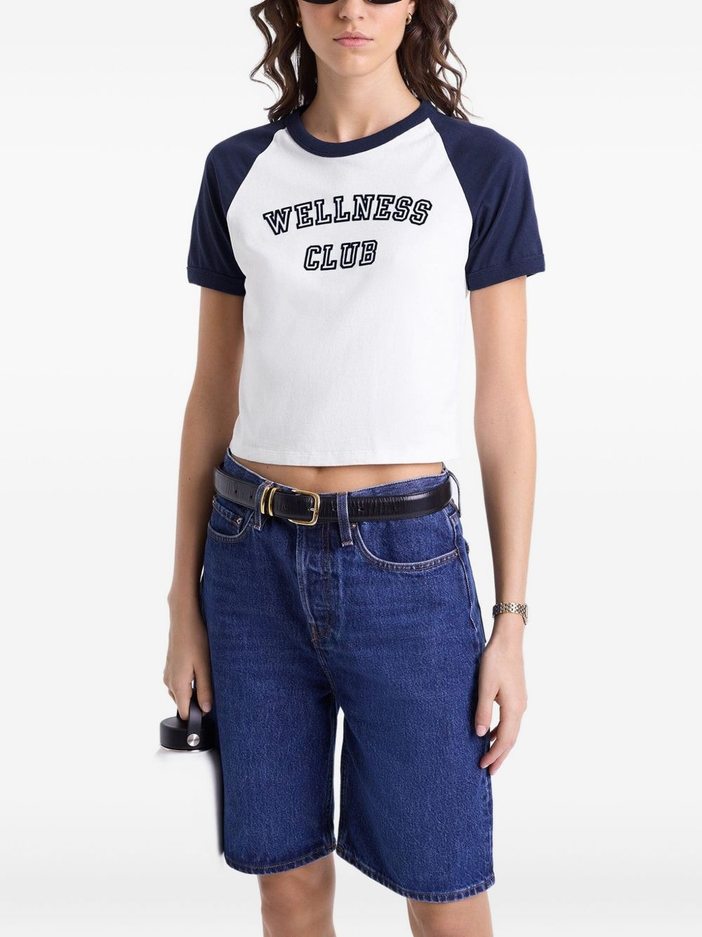 Wellness Club baseball-sleeve top - 3