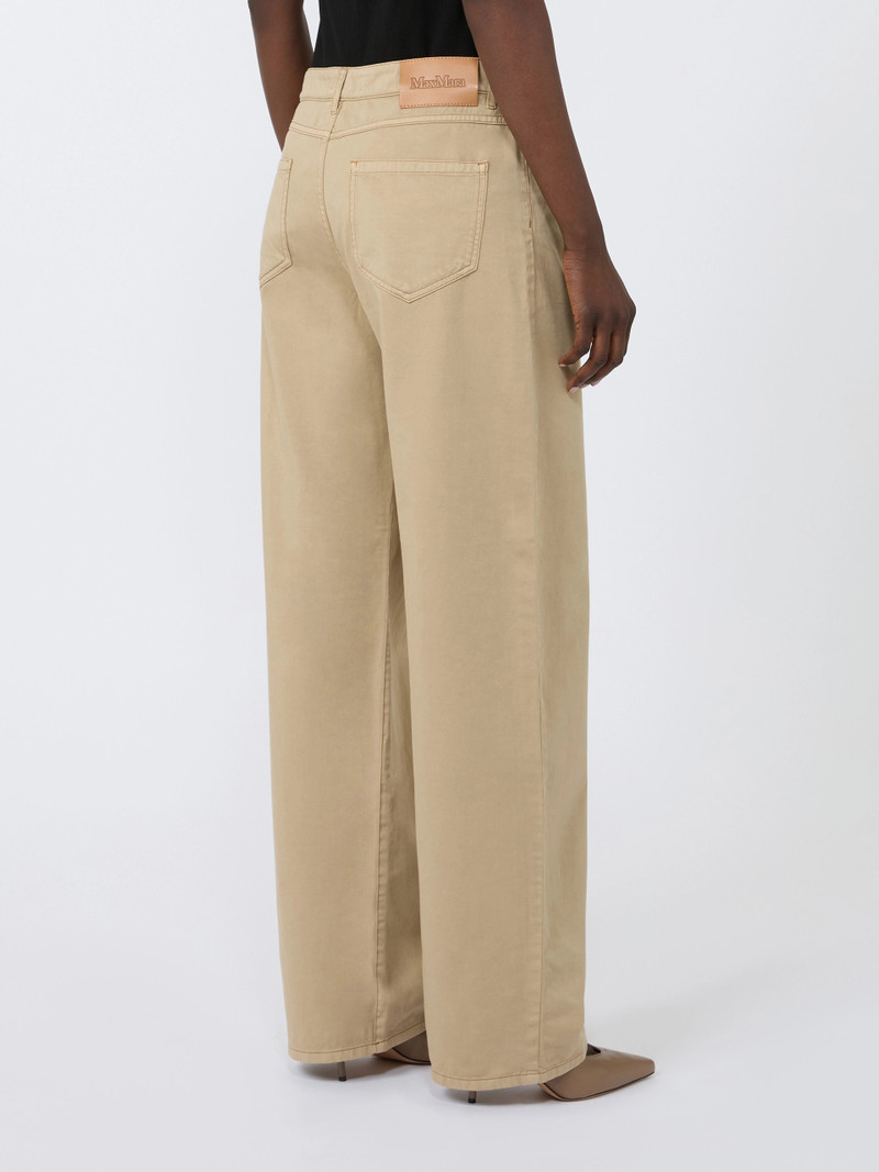 FATUO Cotton satin baggy trousers - COLONIAL 4