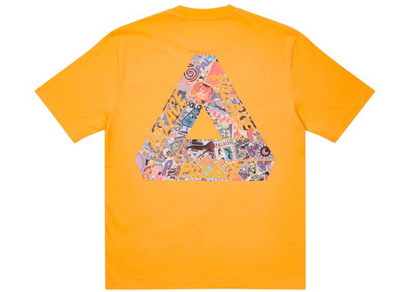 Palace Tri-Sticker Pack T-shirt Light Orange - 1
