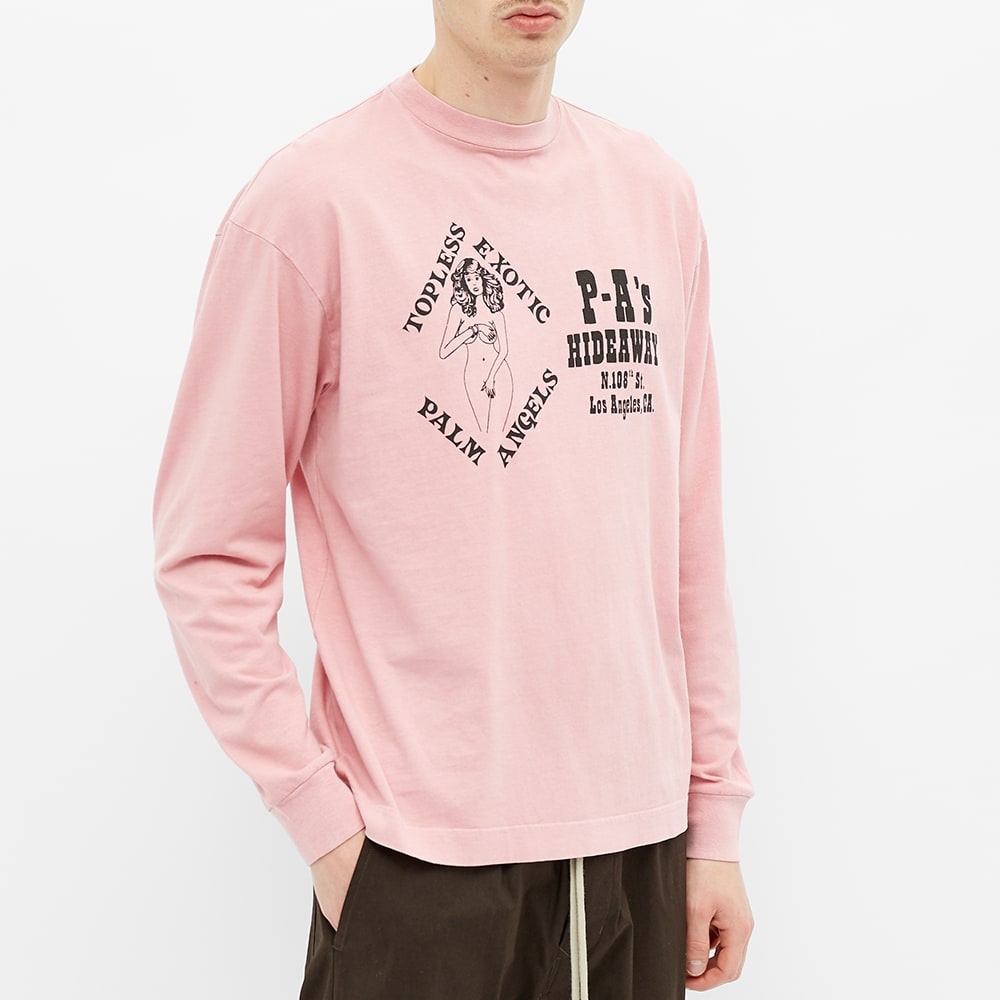 Palm Angels Long Sleeve Exotic Club Tee - 3