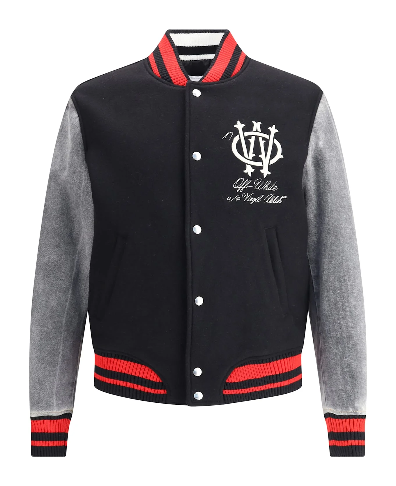 Gothic Ow Wool Varsity Jacket - 1