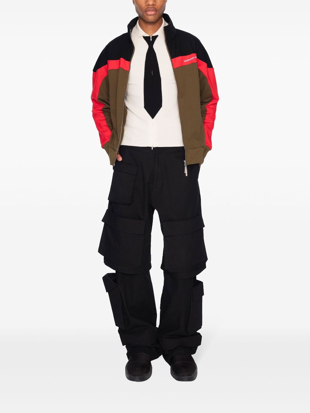 Spencer Badu Bowl Track Jacket Green "Green" - 2