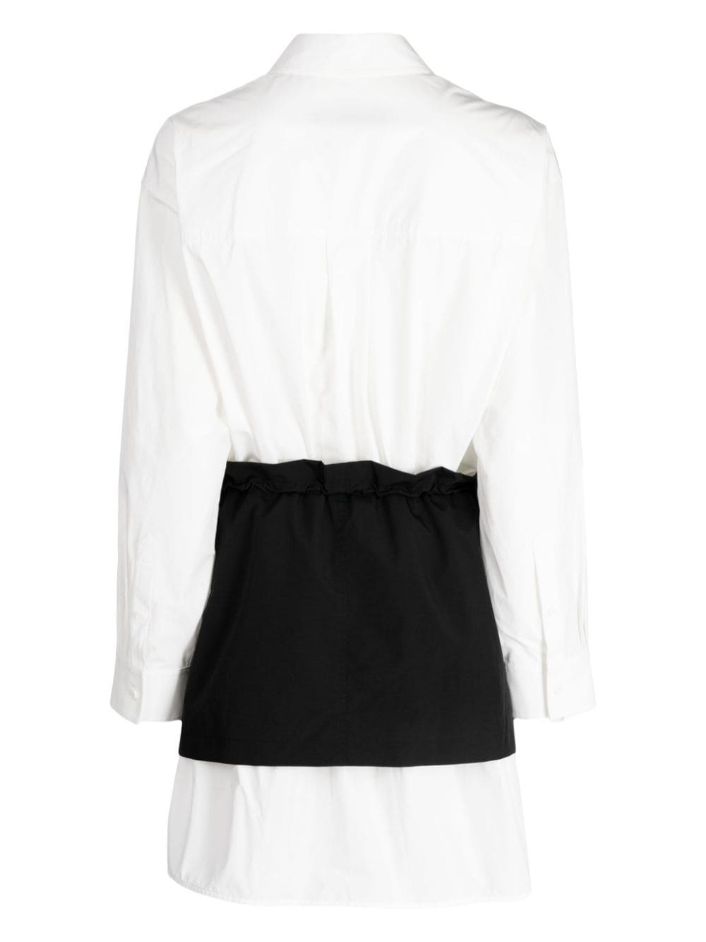 layered long-sleeve shirt - 2