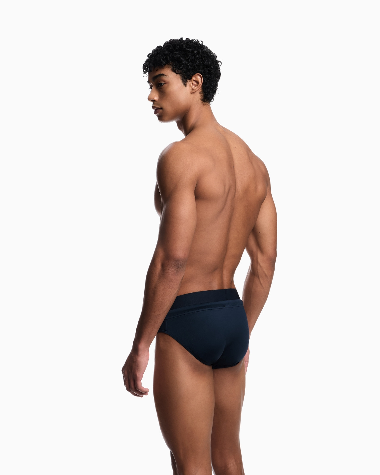 ASV LOGOBAND RECYCLED MICROFIBRE SWIM BRIEFS - 3