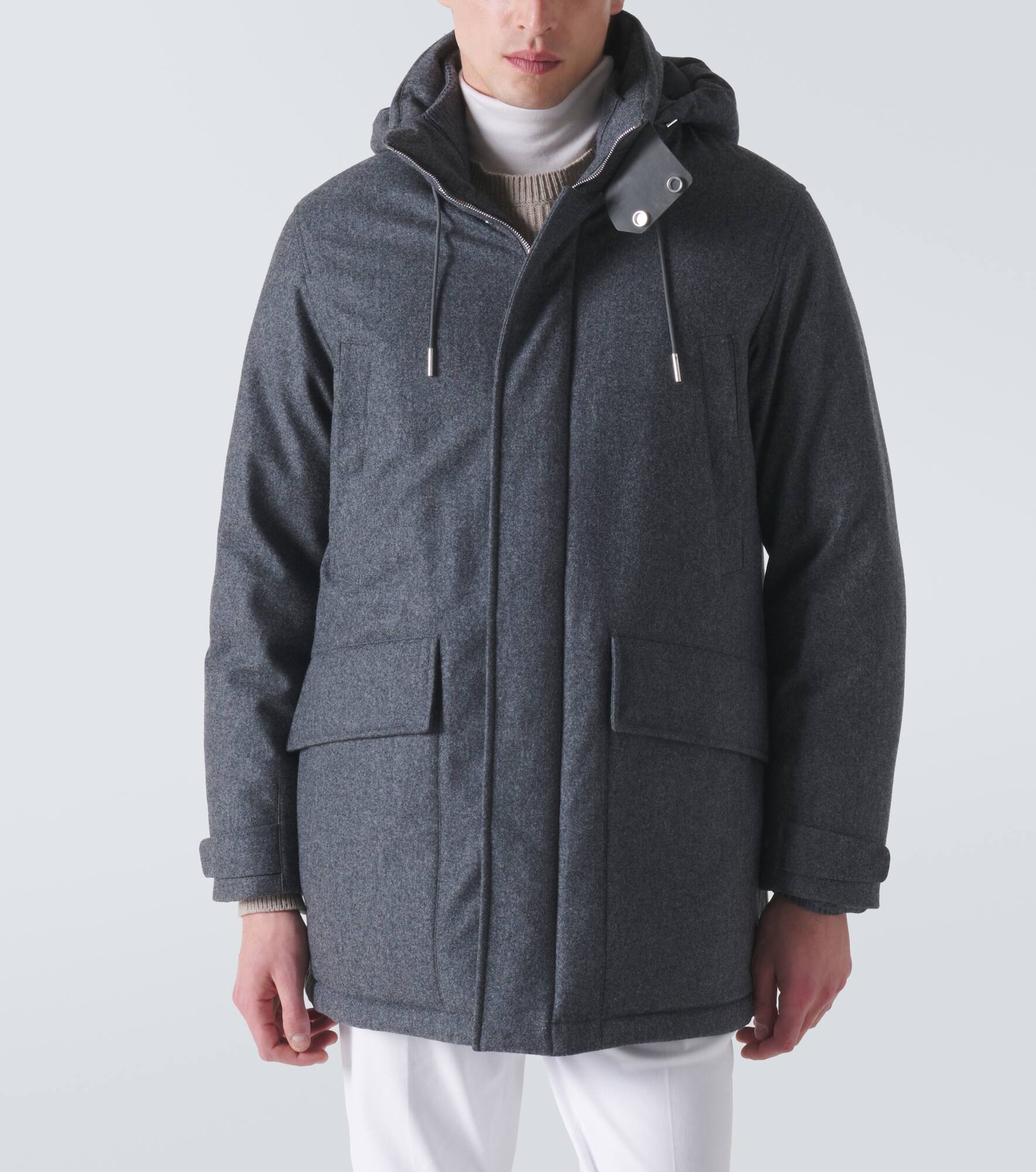 Wool down coat - 3