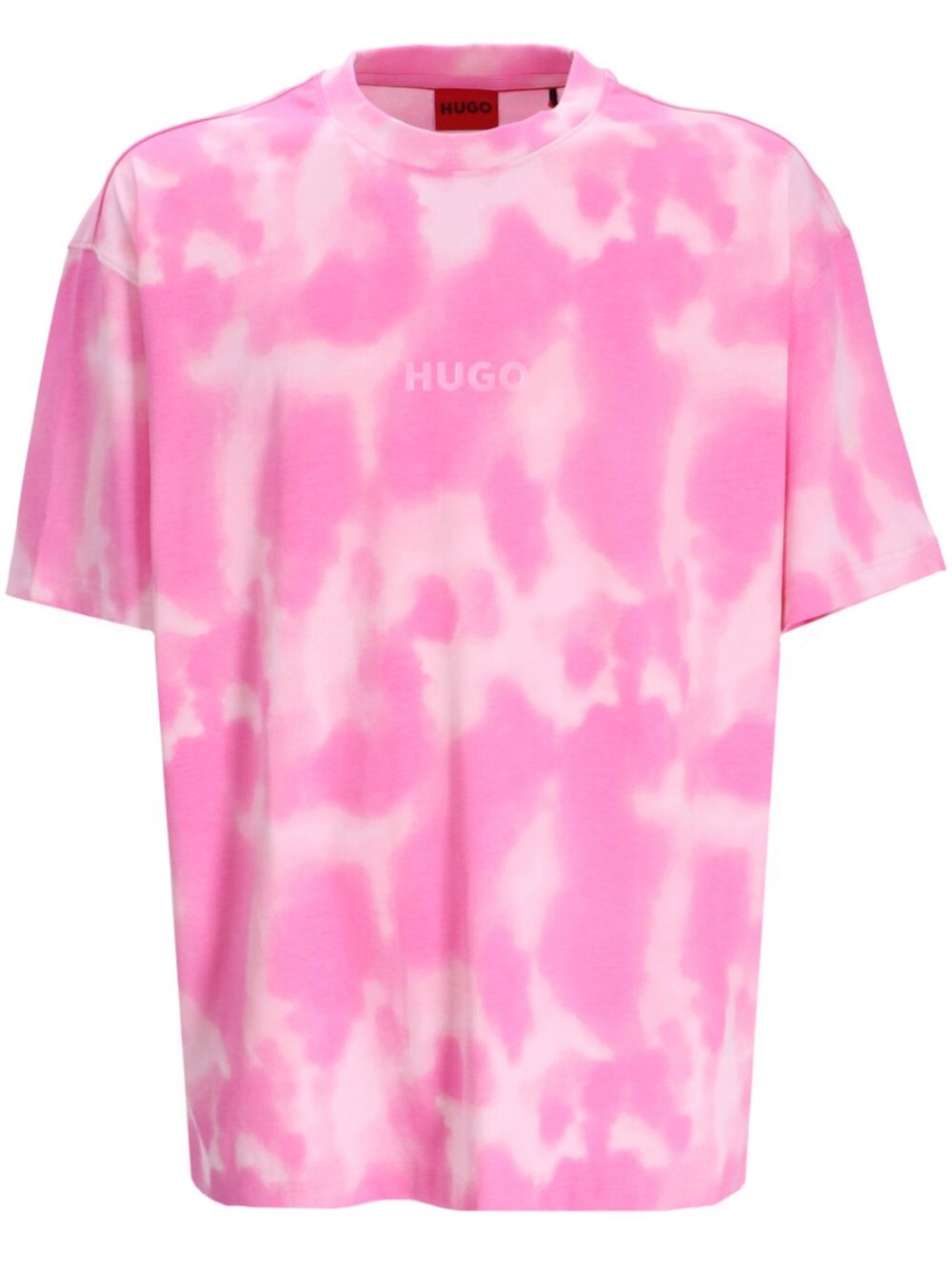 tie-dye logo-print T-shirt - 1