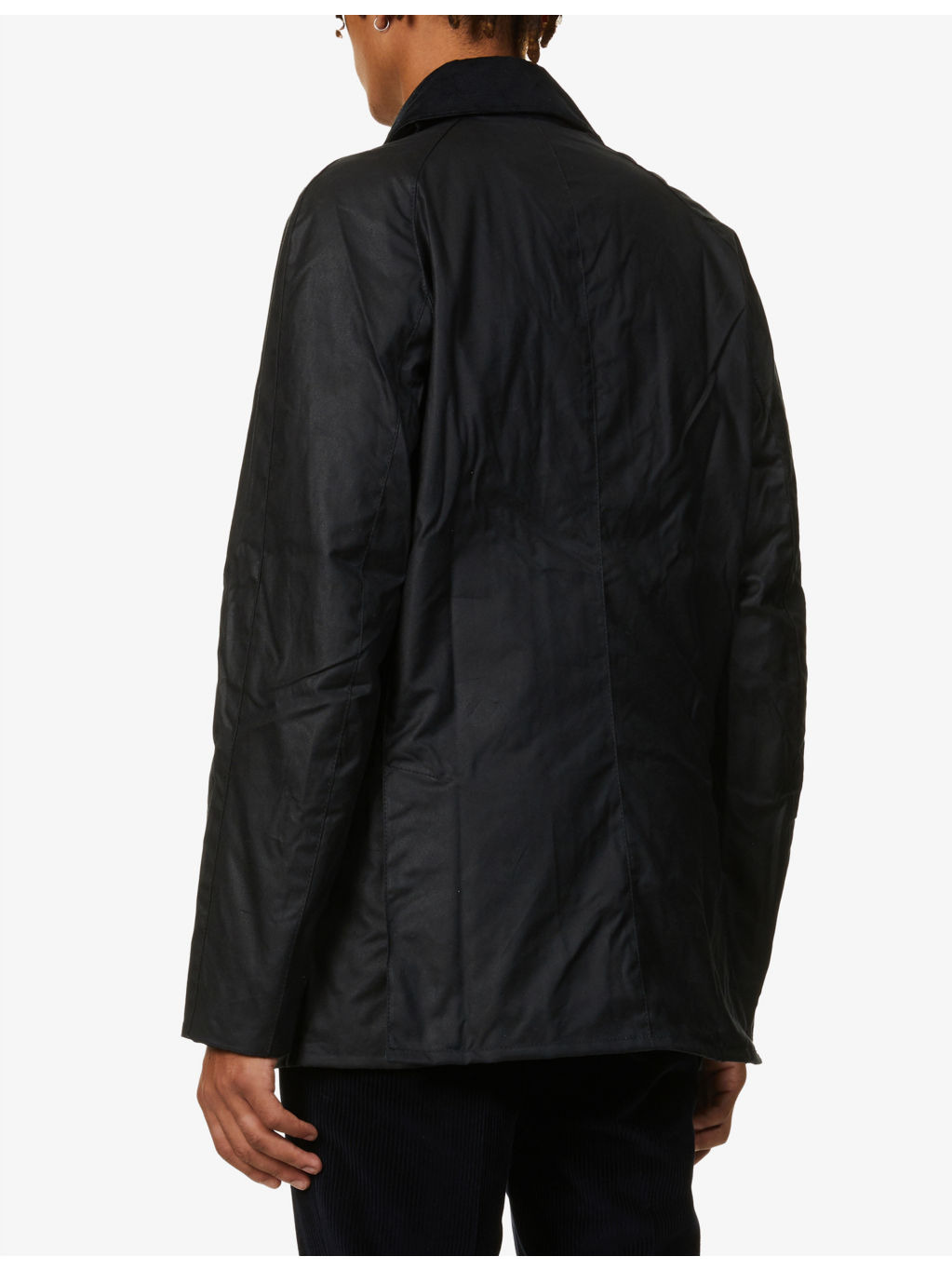Ashby corduroy-trimmed waxed cotton jacket - 4