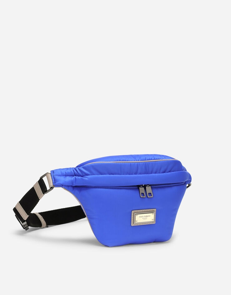 Nylon Sicily belt bag with branded plate - 3