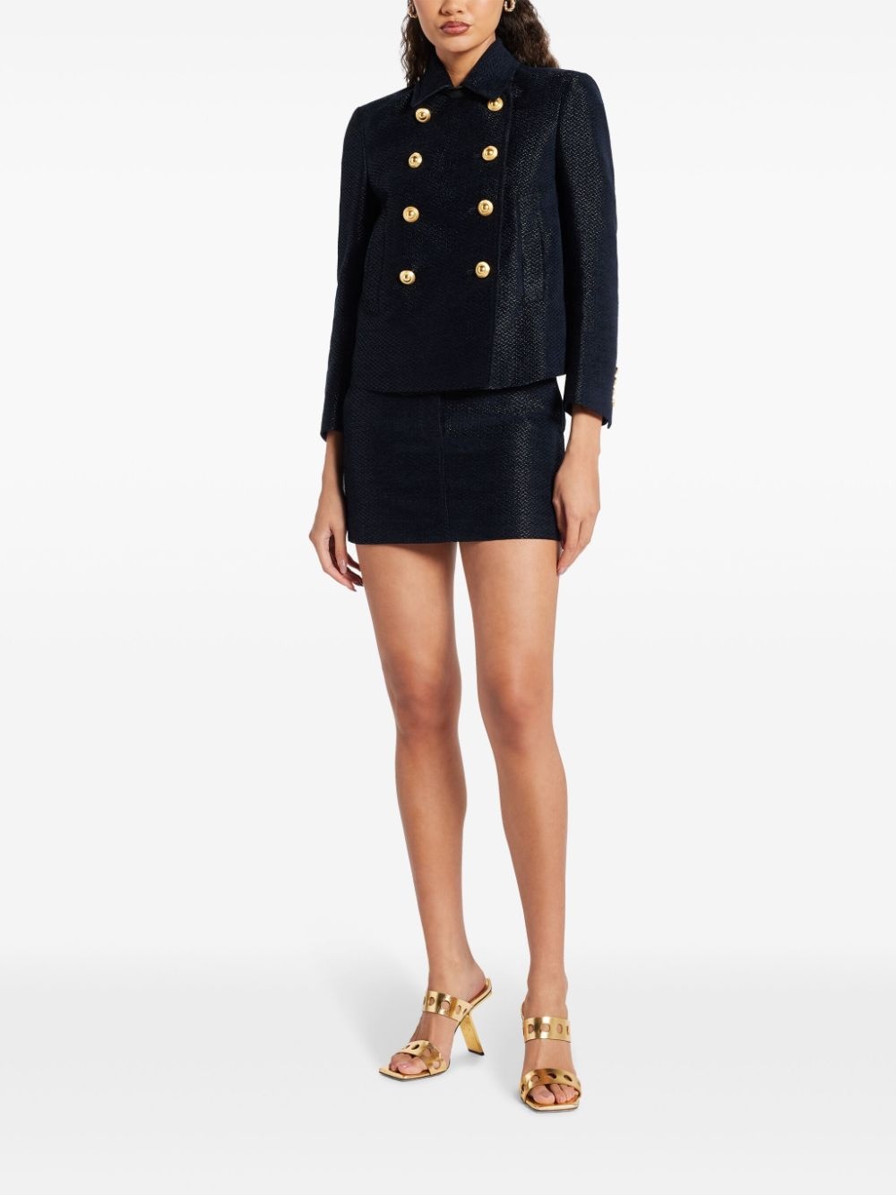 Cropped Peacoat - 2