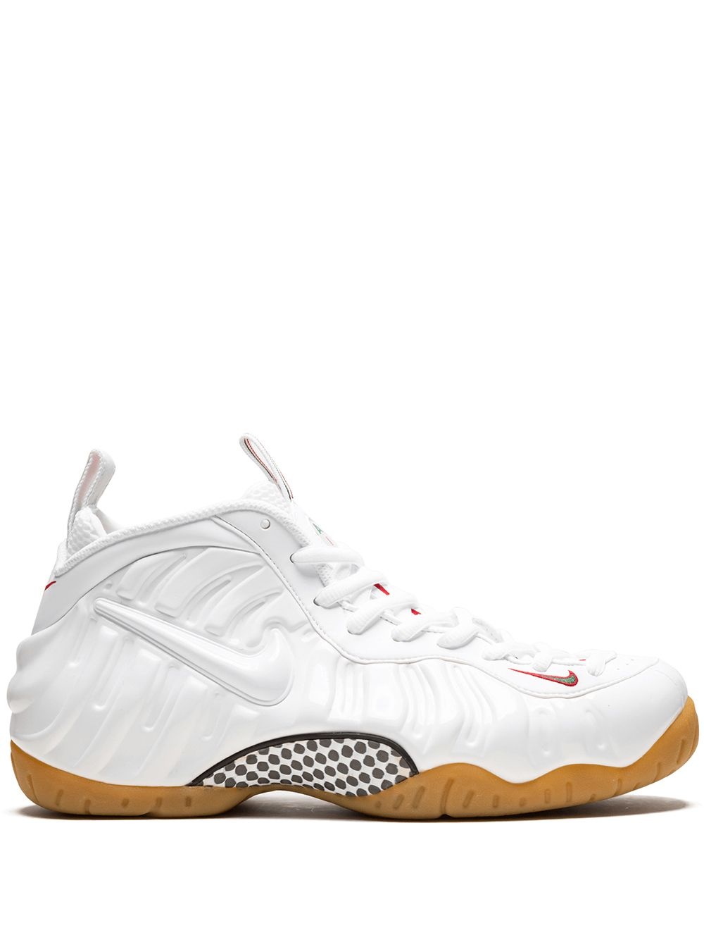 Air Foamposite Pro "White/Gym Red/Gorge Gree" sneakers - 1