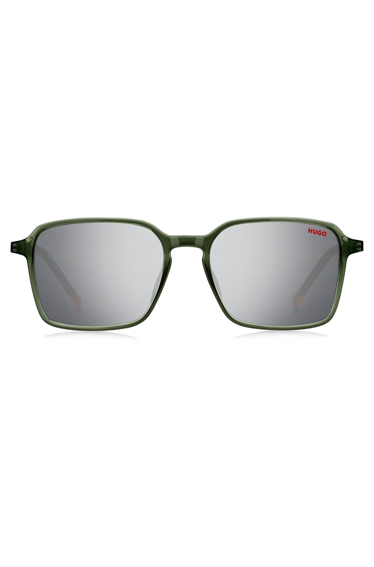 GREEN SUNGLASSES WITH STAINLESS-STEEL TEMPLES - 3
