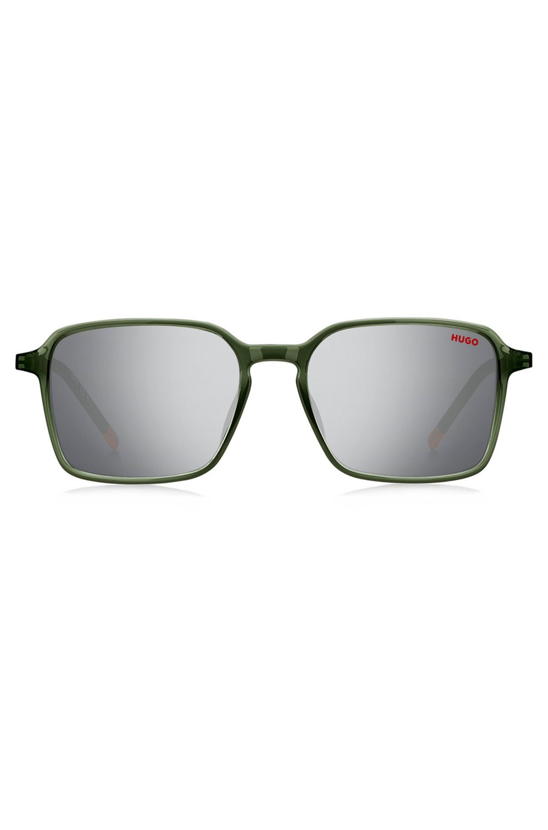 GREEN SUNGLASSES WITH STAINLESS-STEEL TEMPLES 3