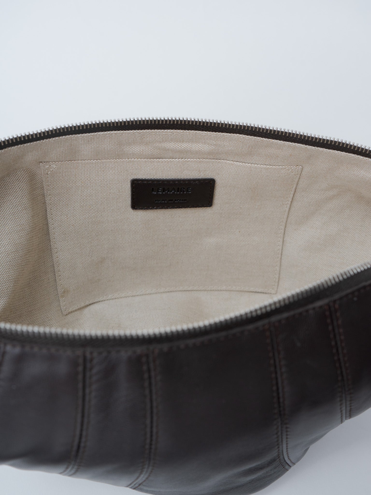 Medium Croissant Bag - Dark Chocolate (soft nappa leather) - 6
