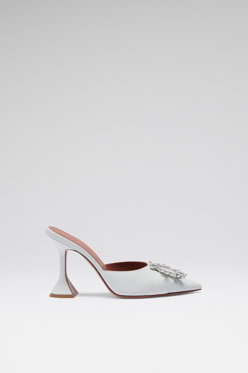 BEGUM MULE WHITE NAPPA 1