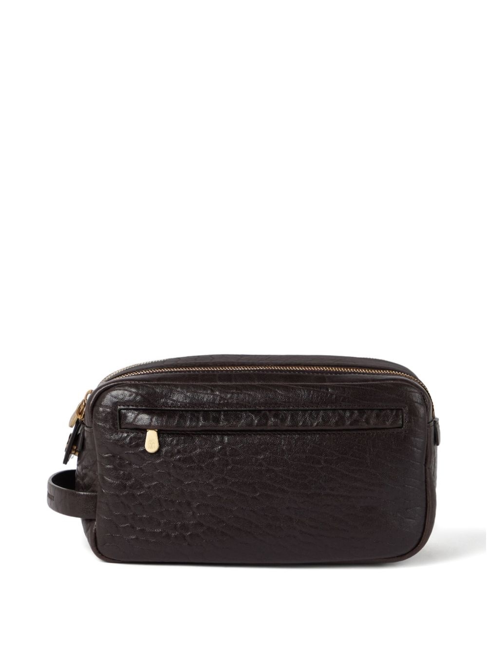 leather wash bag - 2