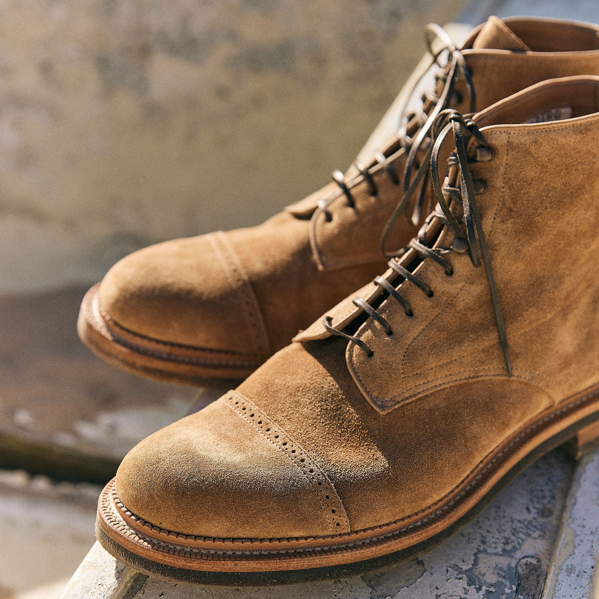 Navvy™ - Peanut Papillon Calf Suede - 6