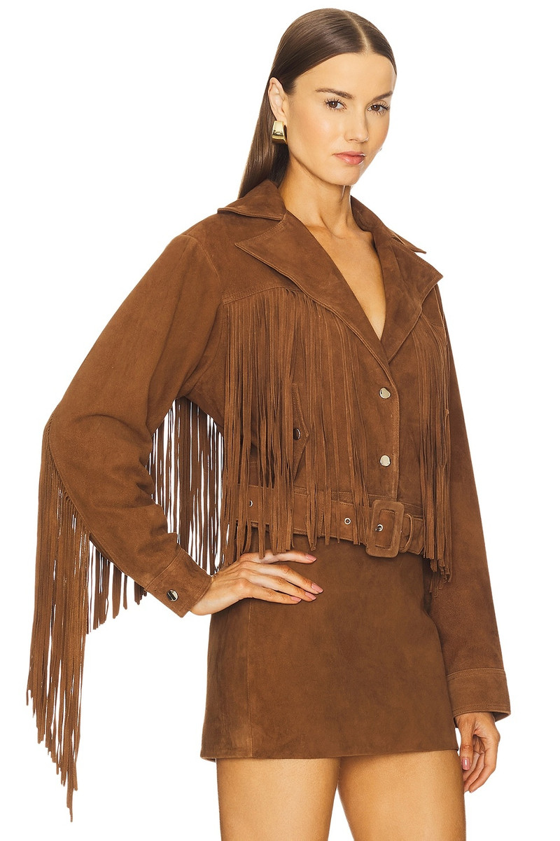 RETROFÊTE Vonda Suede Jacket outlook