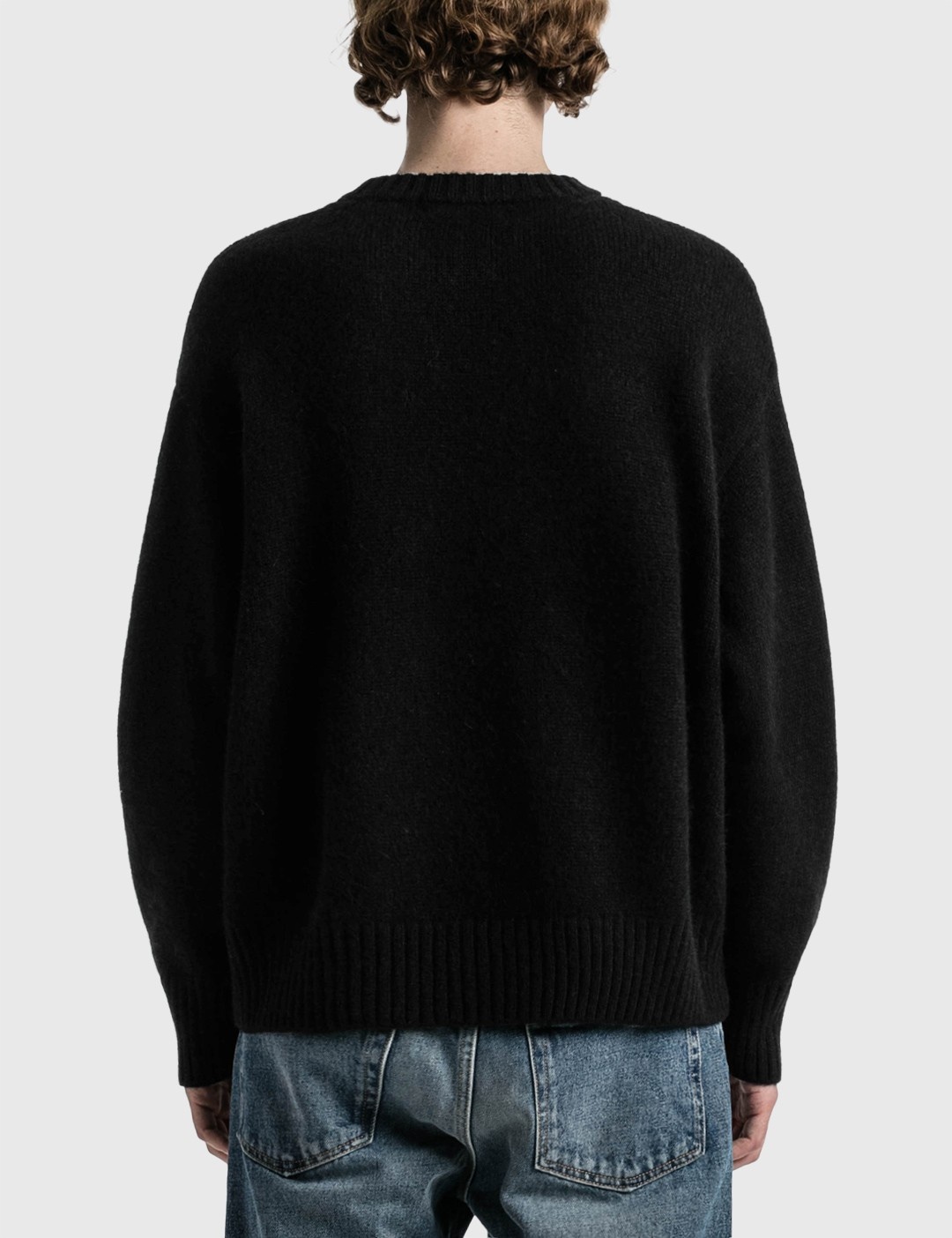 intarsia-knit slogan jumper - 5