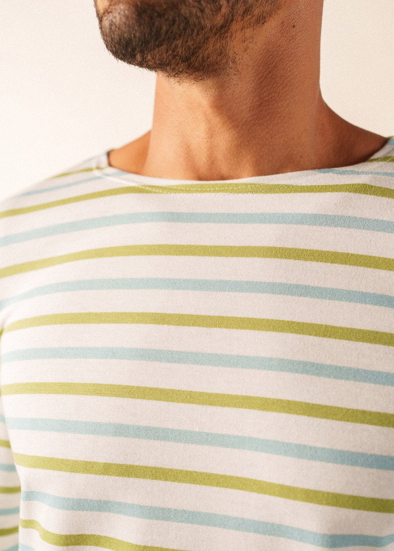 MINQUIERS MODERN TRI Tri-Color Breton Shirt 6