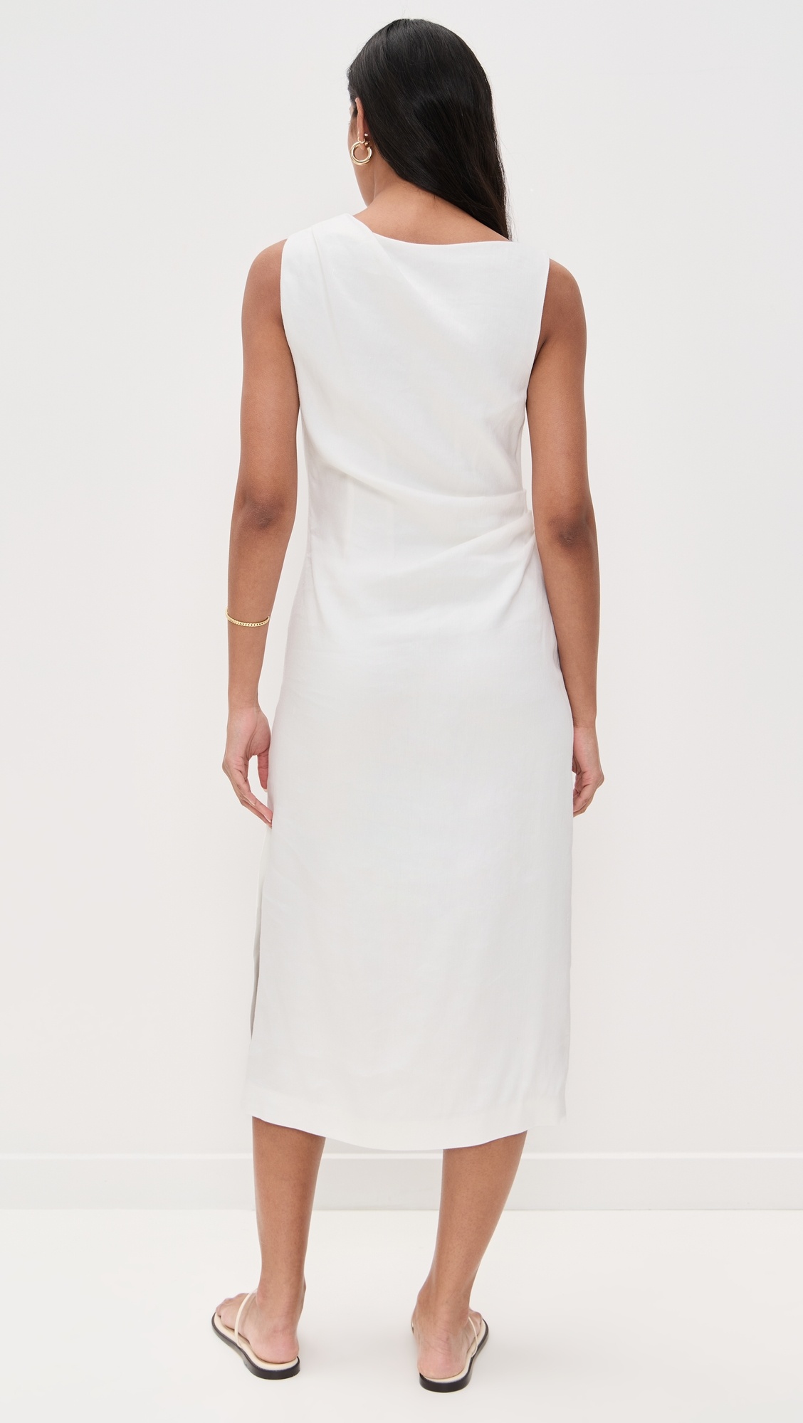 Shoulder Drape Dress - 2
