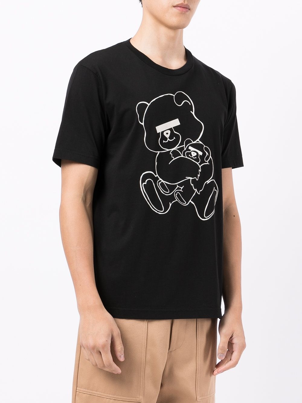 teddy bear print T-shirt - 3