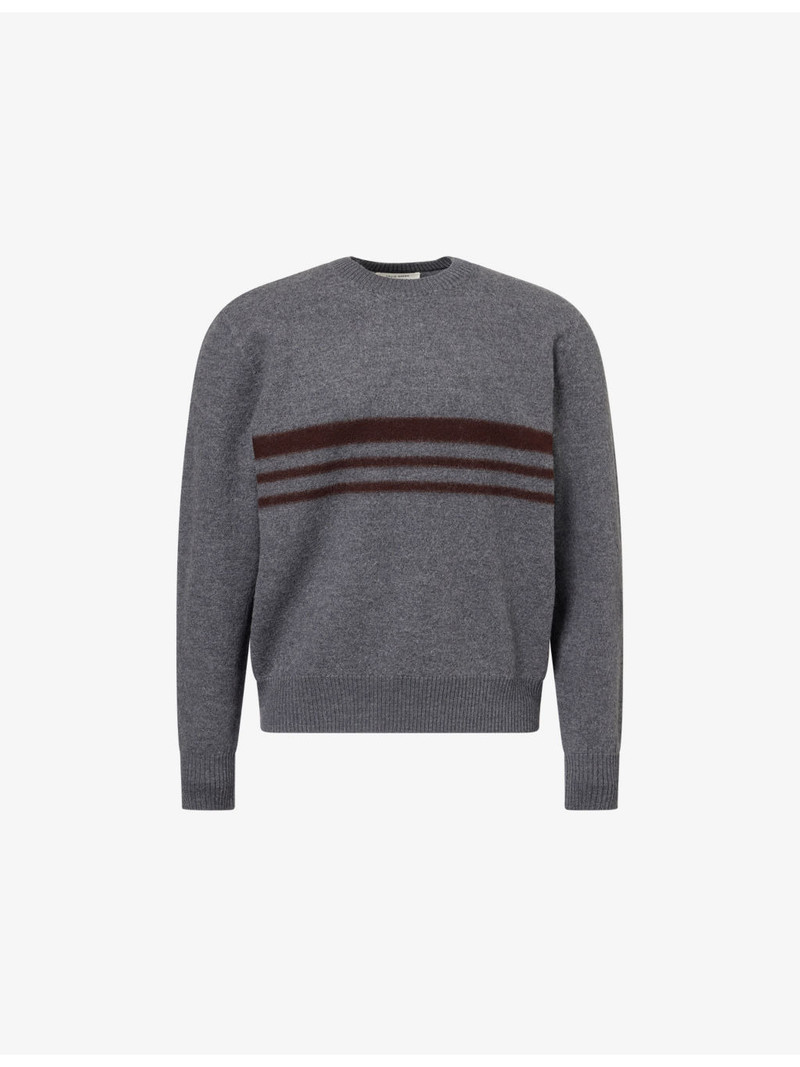 Felt Stripe Merino-Wool Jumper 1