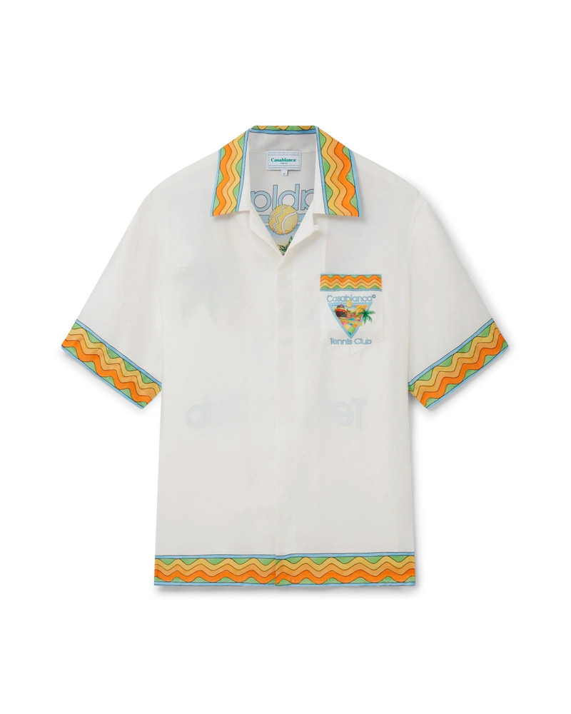 Afro Cubism Tennis Club Silk Shirt - 1
