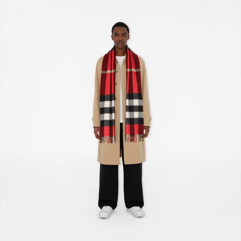 Check Cashmere Scarf 4