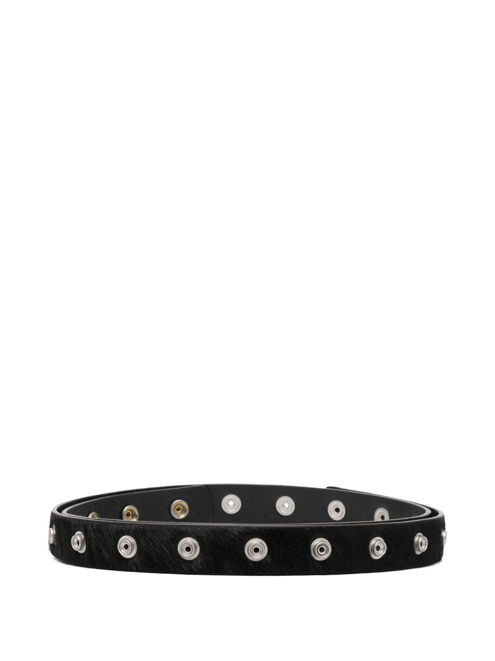 PRESS-STUD LEATHER BELT - 1