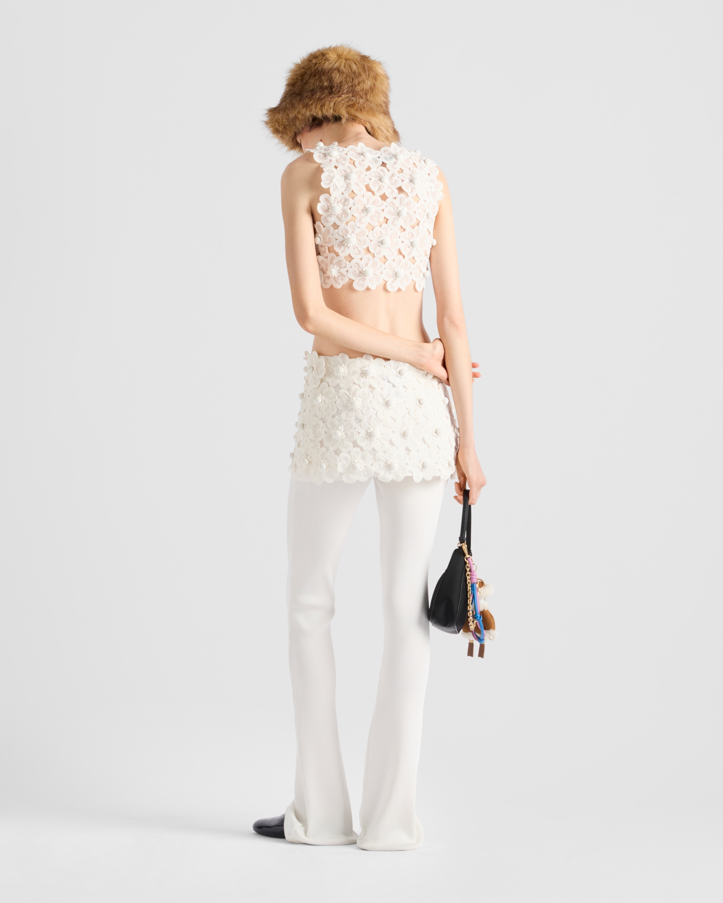 Guipure top with Daisy embroidery - 5