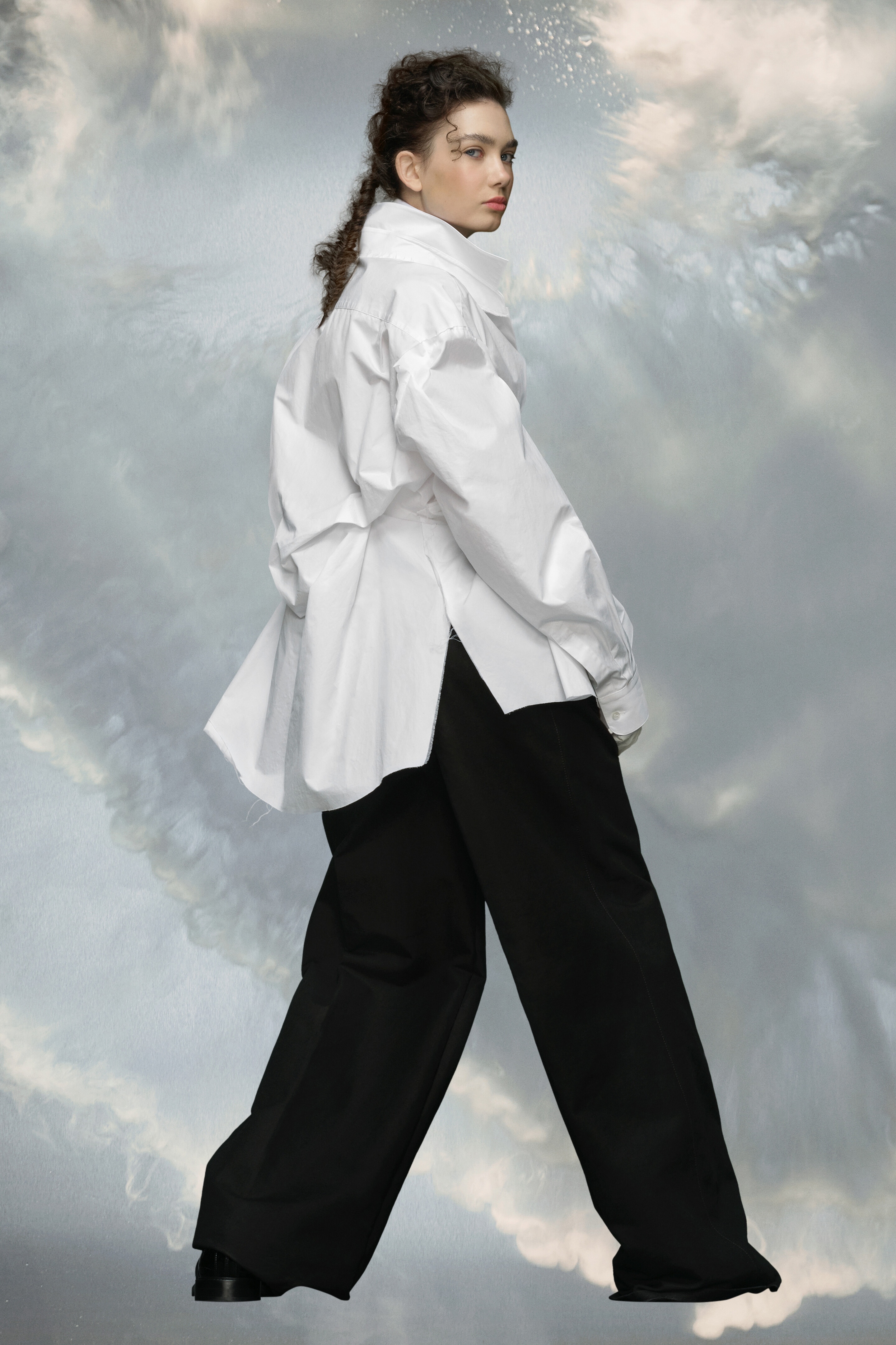 Raw cotton poplin shirt - 3